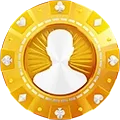 Gold status icon at Vavada